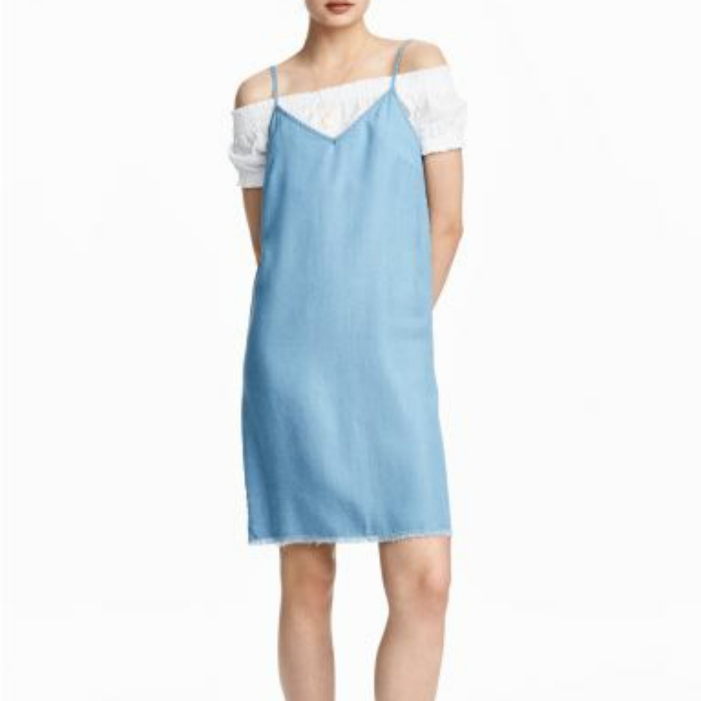 Denim cami dress